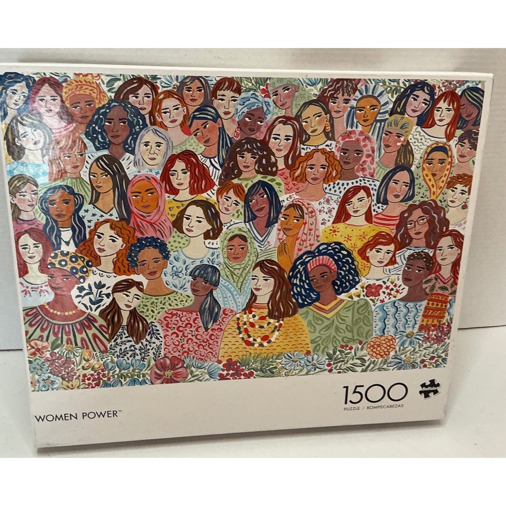 Buffalo Games Women Power Jigsaw Puzzle 1500 Piece Rifle‎ Paper Co Art NWT